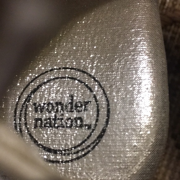 Girls Wonder Nation Strappy Faux Cork Sandals Size 4 - Picture 3 of 9